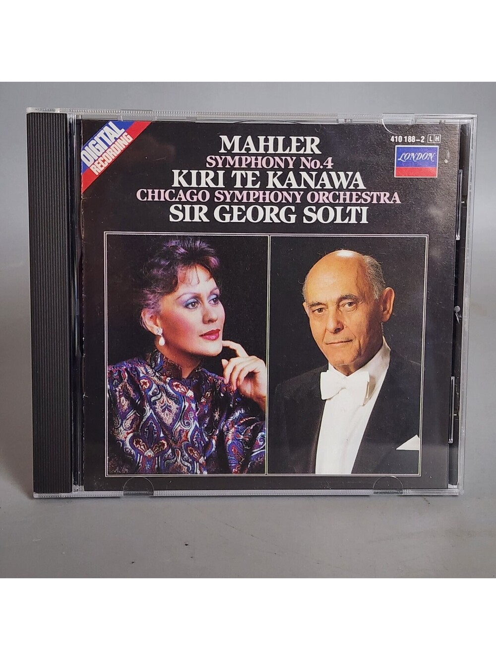 Mahler Symphony No. 4 Kiri Te Kanawa Chicago Symphony Solti CD London 410 188-2